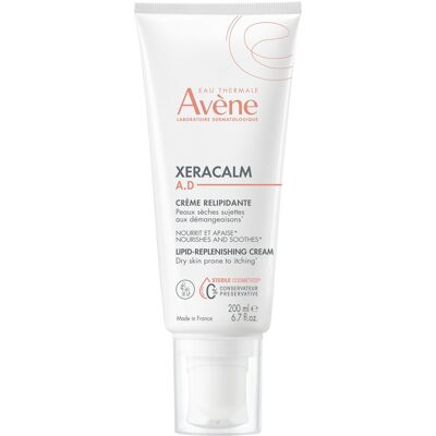 Avène XeraCalm A.D Crème Relipidante, Peau Sèche Sujette À L'eczéma Atopique Et Aux Démangeaisons 200ml Avène XeraCalm A.D Crème Relipidante, Peau Sèche Sujette À L'eczéma Atopique Et Aux Démangeaisons 200ml
