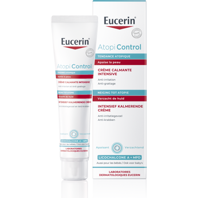 Eucerin AtopiControl Crème Calmante Intensive Peau Sèche À Tendance Atopique Tube 40ml Eucerin AtopiControl Crème Calmante Intensive Peau Sèche À Tendance Atopique Tube 40ml