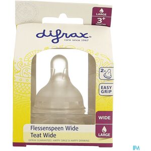 Tétine de Biberon Difrax Large - Alimentation Naturelle - Tétine et Sucette Tétine de Biberon Difrax Large - Alimentation Naturelle - Tétine et Sucette