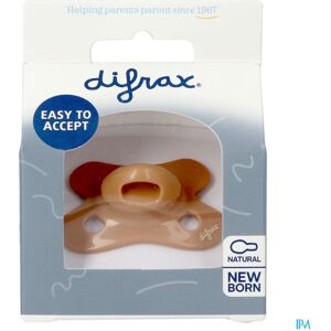 Difrax Sucette Natural Newborn Uni Caramel Difrax Sucette Natural Newborn Uni Caramel