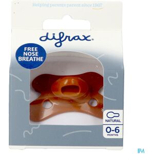 Difrax Sucette Natural 0-6m Uni Cinnamon Difrax Sucette Natural 0-6m Uni Cinnamon