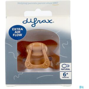 Difrax Sucette Natural 6m+ Uni Caramel Difrax Sucette Natural 6m+ Uni Caramel