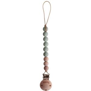 Attache sucette Mushie - Sage Mint - Perles en silicone souple Attache sucette Mushie - Sage Mint - Perles en silicone souple