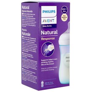 Avent Natural Response 3.0 Biberon 260 Ml Bleu Avent Natural Response 3.0 Biberon 260 Ml Bleu