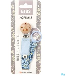 Bibs Attache Sucette Liberty Blue Bibs Attache Sucette Liberty Blue