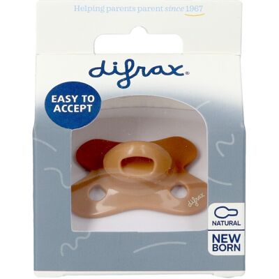 Difrax Sucette Natural Newborn Uni Caramel Difrax Sucette Natural Newborn Uni Caramel