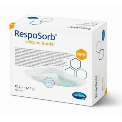 Hartmann Resposorb Silicone Border 12,5x12,5cm 10 4130021 Hartmann Resposorb Silicone Border 12,5x12,5cm 10 4130021