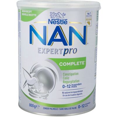 Nan ExpertPro Complete 0-12m Poudre 800g Nan ExpertPro Complete 0-12m Poudre 800g