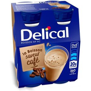 Delical Boisson Lactée Hp-hc Café 4x200ml Delical Boisson Lactée Hp-hc Café 4x200ml