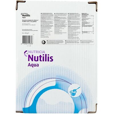 Nutricia Nutilis Eau Gelifiee Grenadine Cups 12x125g Nutricia Nutilis Eau Gelifiee Grenadine Cups 12x125g