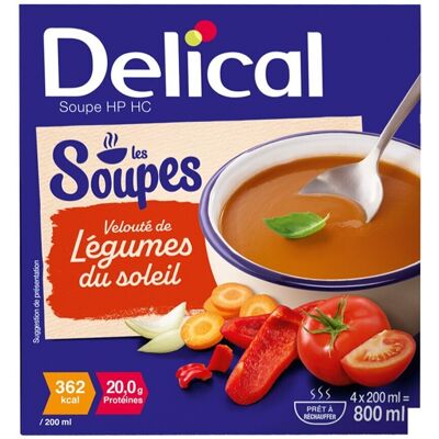 Delical Soupe Veloute Legumes Soleil 4x200ml Delical Soupe Veloute Legumes Soleil 4x200ml
