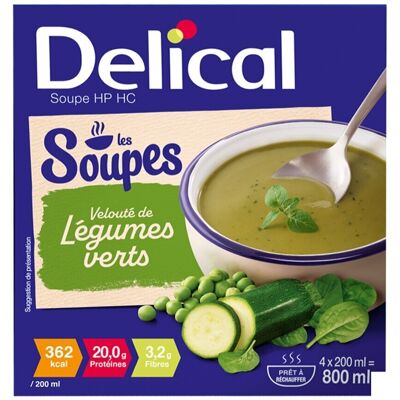 Delical Soupe Veloutée de Légumes Verts - Soupe Delical Soupe Veloutée de Légumes Verts - Soupe
