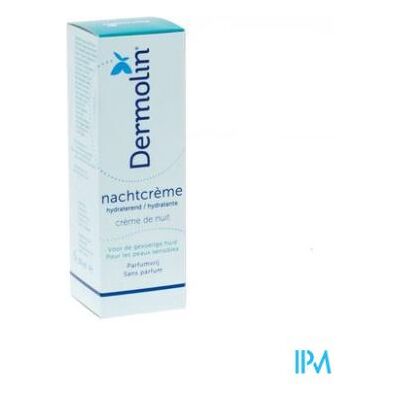 Crème de Nuit Dermolin - Peau Sensible - 50ml - Soins de Nuit Crème de Nuit Dermolin - Peau Sensible - 50ml - Soins de Nuit