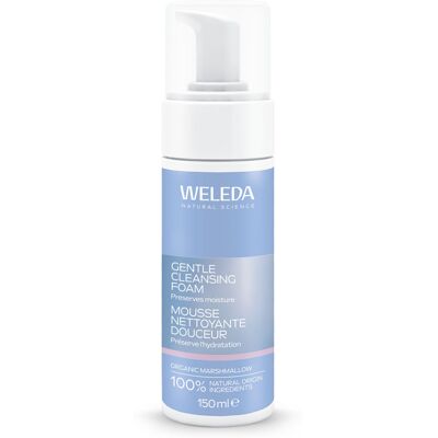 Mousse nettoyante douce de Weleda avec hamamélis - 150ml Mousse nettoyante douce de Weleda avec hamamélis - 150ml