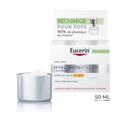 Eucerin Hyaluron-filler.3x Effect Crème Du Jour Spf30 Rech.50ml Eucerin Hyaluron-filler.3x Effect Crème Du Jour Spf30 Rech.50ml