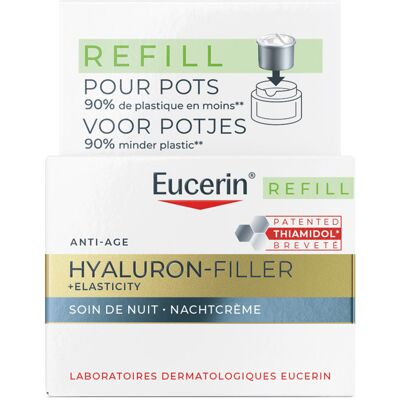 Eucerin Hyaluron-Filler + Elasticity Crème De Nuit Recharge 50 Ml Eucerin Hyaluron-Filler + Elasticity Crème De Nuit Recharge 50 Ml
