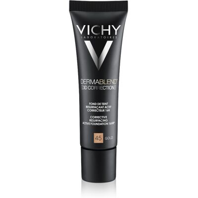 Vichy Dermablend 3D Correction Fond de Teint Gold SPF 25 16H - Peau Grasse Vichy Dermablend 3D Correction Fond de Teint Gold SPF 25 16H - Peau Grasse