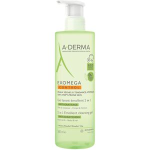 A-Derma Exomega Control Gel 2-en-1 pour cheveux et corps - Gel nettoyant A-Derma Exomega Control Gel 2-en-1 pour cheveux et corps - Gel nettoyant