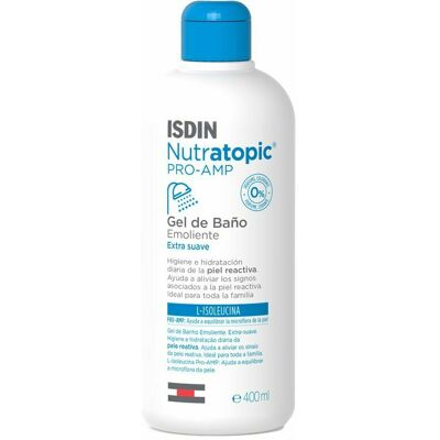 Gel douche adoucissant Isdin Nutratopic Pro-AMP - Soin de la peau Gel douche adoucissant Isdin Nutratopic Pro-AMP - Soin de la peau