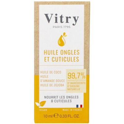 Vitry Huile Ongles & Cuticules Naturelle 10ml Vitry Huile Ongles & Cuticules Naturelle 10ml