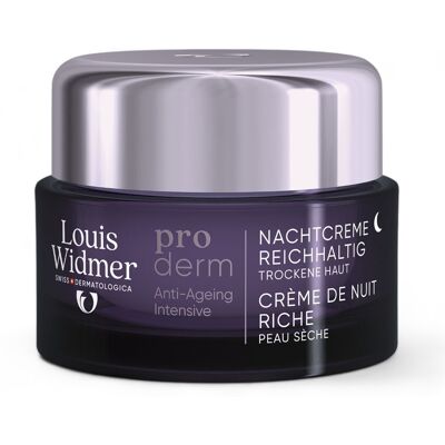 Louis Widmer Proderm Crème Riche Nuit Sans Parfum 50ml Louis Widmer Proderm Crème Riche Nuit Sans Parfum 50ml