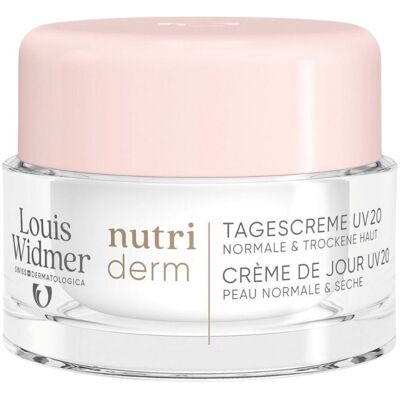 Louis Widmer - Nutriderm - UV20 - Sans Parfum - Crème Louis Widmer - Nutriderm - UV20 - Sans Parfum - Crème