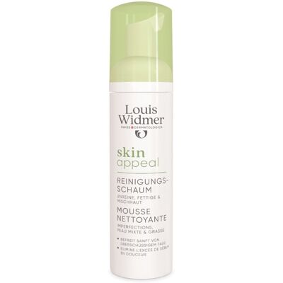 Louis Widmer SkinAppeal Mousse Nettoyante Peau Impure Sans Parfum 150ml Louis Widmer SkinAppeal Mousse Nettoyante Peau Impure Sans Parfum 150ml