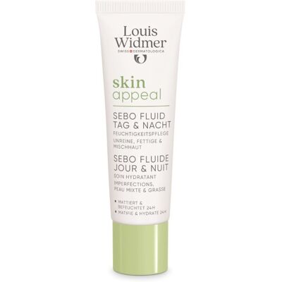 Louis Widmer SkinAppeal Sebo Fluide Jour Et Nuit Sans Parfum Tube 30ml Louis Widmer SkinAppeal Sebo Fluide Jour Et Nuit Sans Parfum Tube 30ml