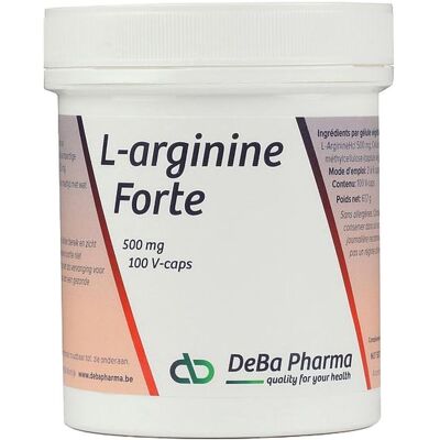 DeBa Pharma L-Arginine Forte 500mg - Compléments alimentaires DeBa Pharma L-Arginine Forte 500mg - Compléments alimentaires