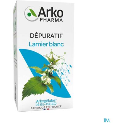 Arkopharma Lamier Blanc - Détox - Favorise la détoxication - Complément alimentaire Arkopharma Lamier Blanc - Détox - Favorise la détoxication - Complément alimentaire