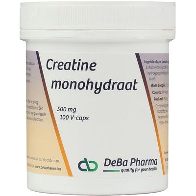DeBa Pharma - Deba Créatine monohydrate 500 mg Capsule DeBa Pharma - Deba Créatine monohydrate 500 mg Capsule