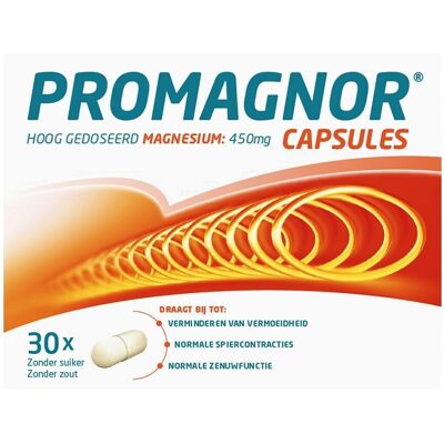 Promagnor Magnésium 30 Gélules Promagnor Magnésium 30 Gélules
