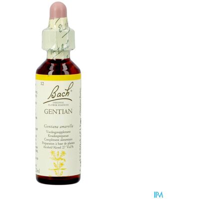 Bachflowers Bach Flower Remedie 12 Gentian 20ml Bachflowers Bach Flower Remedie 12 Gentian 20ml