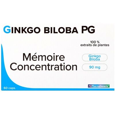 Gingko Biloba Pg Pharmagenerix Caps 60 Gingko Biloba Pg Pharmagenerix Caps 60