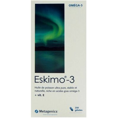 Metagenics Eskimo 3 Capsules d'Oméga-3 - Complément Alimentaire Metagenics Eskimo 3 Capsules d'Oméga-3 - Complément Alimentaire