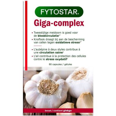 Fytostar Giga Complex Circulatie Caps 80 Fytostar Giga Complex Circulatie Caps 80