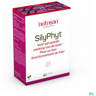 Nutrisan SilyPhyt - Soutien hépatique - 60 capsules Nutrisan SilyPhyt - Soutien hépatique - 60 capsules