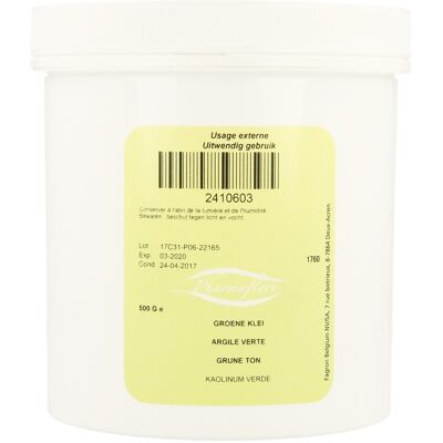 Fagron Argile Verte Pulverisee 500g Fag Fagron Argile Verte Pulverisee 500g Fag