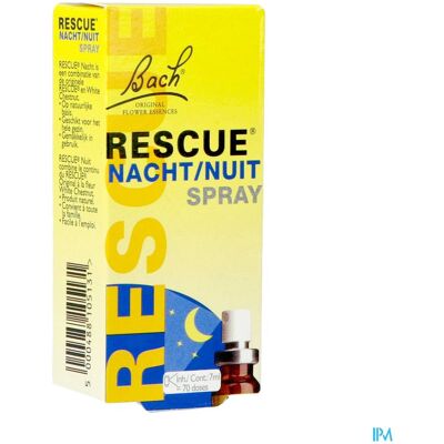 Bachflowers Bach Rescue Spray Nuit 7ml Bachflowers Bach Rescue Spray Nuit 7ml