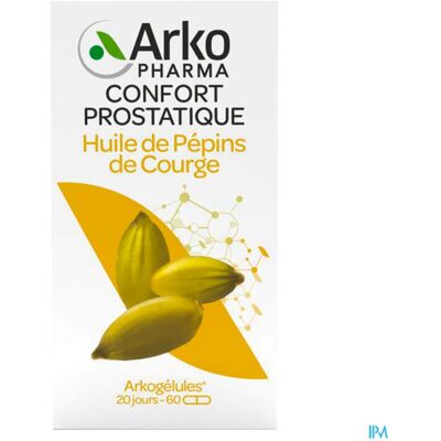 Arkopharma Arkogelules Huile De Pepins De Courge Caps 60 Arkopharma Arkogelules Huile De Pepins De Courge Caps 60