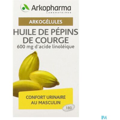 ARKOPHARMA ARKOCAPS Huile de Graine de Citrouille Capsules - Complément Alimentaire ARKOPHARMA ARKOCAPS Huile de Graine de Citrouille Capsules - Complément Alimentaire