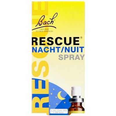 Bachflowers Bach Rescue Spray Nuit 20ml Bachflowers Bach Rescue Spray Nuit 20ml