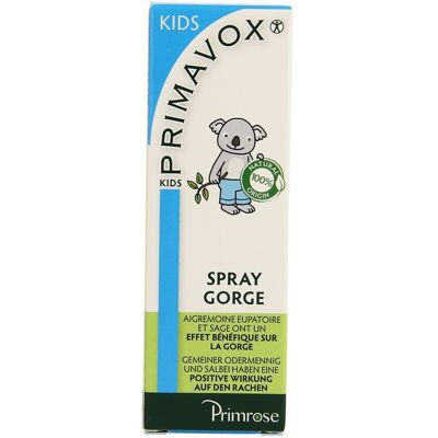 Primrose Primavox Kids Spray Gorge 10ml Primrose Primavox Kids Spray Gorge 10ml