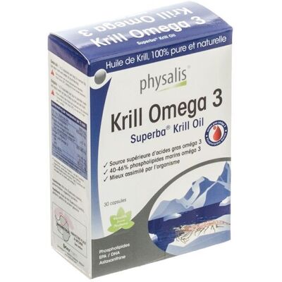 Physalis Krill Omega 3 Caps 30 Physalis Krill Omega 3 Caps 30