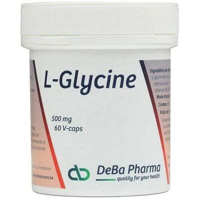 DeBa Pharma Deba L-Glycine 500 mg Capsule - Complément alimentaire DeBa Pharma Deba L-Glycine 500 mg Capsule - Complément alimentaire