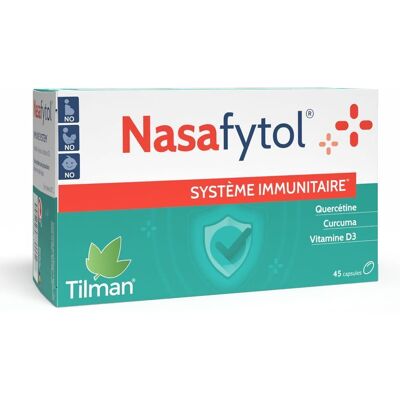 Tilman Nasafytol - Quercétine, Curcuma, Vitamine D - Soutien respiratoire - 45 Capsules Tilman Nasafytol - Quercétine, Curcuma, Vitamine D - Soutien respiratoire - 45 Capsules