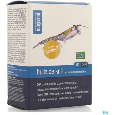 Purasana Eko Huile De Krill Blister Caps 60 Purasana Eko Huile De Krill Blister Caps 60