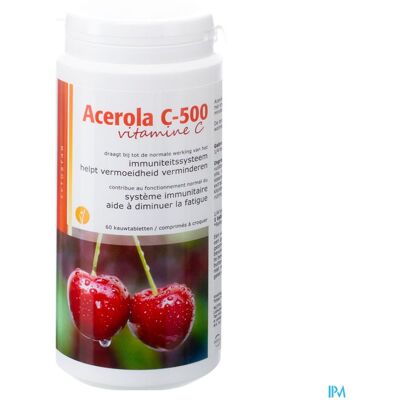 Fytostar Acerola Vitamine C 500 - Soutien Immunitaire 60 Comprimés Fytostar Acerola Vitamine C 500 - Soutien Immunitaire 60 Comprimés