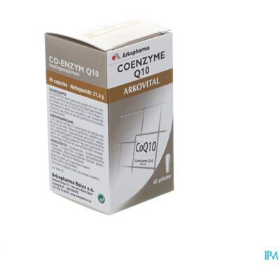 Arkopharma Coenzyme Q10 Caps 45 Arkopharma Coenzyme Q10 Caps 45