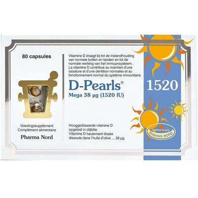 Pharma Nord D-Pearls 1520 UI 80 Gélules Pharma Nord D-Pearls 1520 UI 80 Gélules